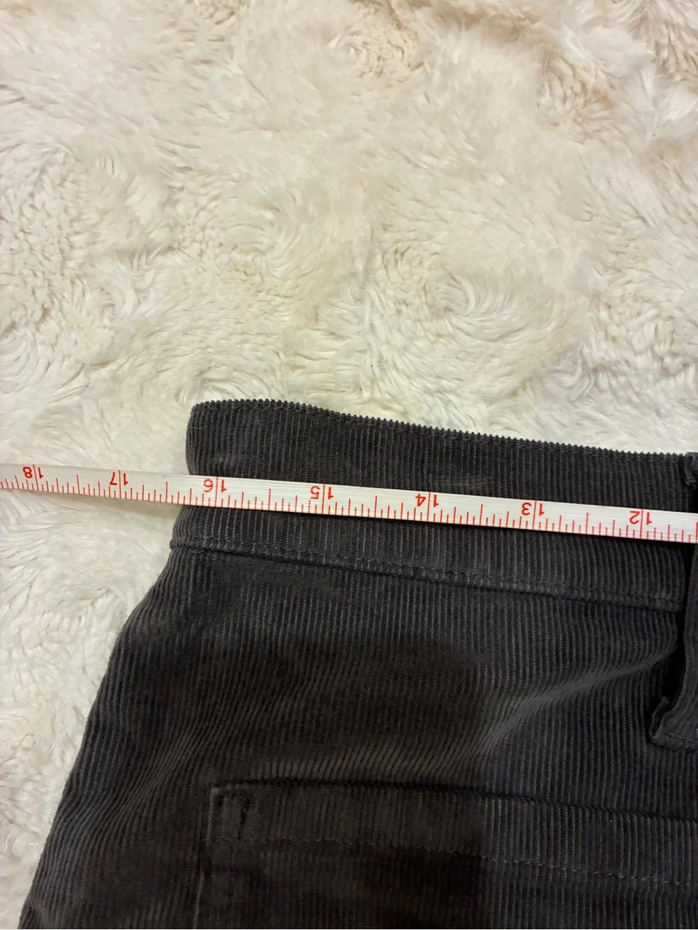 J. Crew Sailer Slime- Wide Leg Corduroy Charcoal pants size 30